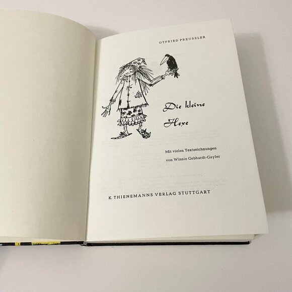 Vtg 1980 Die Kleine Hexe Otfried Preussler Hardcover German Book - Picture 10 of 16